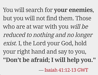 Isaiah 41:12-13